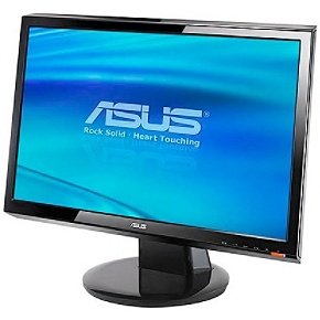 ASUS VH202T-P 20-Inch Widescreen LCD Monitor – Black