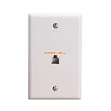 UPC 815239014151 product image for Cmple - Wall Plate Jacks 6P4C Single White | upcitemdb.com