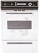 Kitchen & Housewares : Summit : 24 in chGas Wall Oven w/ Electronic Ignition Clock/Timer WHI