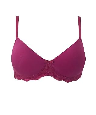 Modal & Lace Support T-Shirt Bra
