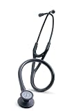 3M Littmann Cardiology III Stethoscope, Black Plated Chestpiece and Eartubes, Black Tube, 27 inch, 3131BE
