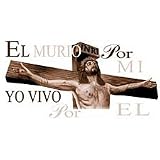 El Murio Por Mi~jesus On Cross Womens Scoop Neck T-Shirt
