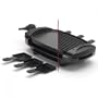 Aroma AHG-2233 Dual Flip 100-Square-Inch Grill and Griddle with 6 Raclette Trays