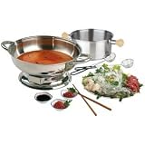 Russel Hobbs - 14689-56 - Fondue + Wok - 1600 W - Couvercle en Verre - Inox