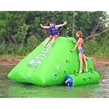 Water Slides - Aviva Sports 18015 The Rock Climbing Wall and Water Slide - Green and Blue - 400... by Aviva