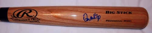 Don Mattingly Autographed Ash Big Stick Bat W/PROOF, Picture of Don Signing For Us, New York Yankees, Los Angeles Dodgers
