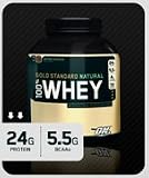 100% Whey Gold Natural - Strawberry (Formerly upc 748927023657) - 5 lbs. - Powder
