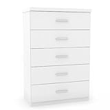 Sonax T-011-LWB Willow 5-Drawer Tall Dresser in Frost White Sonax T-011-LWB Willow 5-Drawer Tall Dresser in Frost White