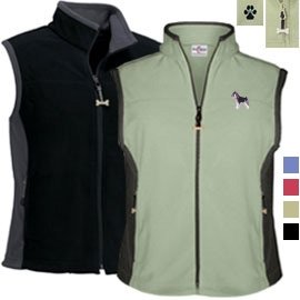 Ladies' Micro Fleece Unlined Vest Schnauzer