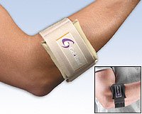 FLA 19 500 GEL.BAND TENNIS ELBOW ARM BAND BLACK UNIVERSAL