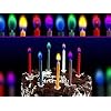 Birthday candles ANGEL FLAMES with coloured flames