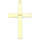 Gold Filled Cross Charm Religious Necklace Jewelry 25mm