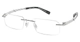 Charmant Line Art Eyeglasses XL2215 XL/2215 Rimless Silver Optical Frame