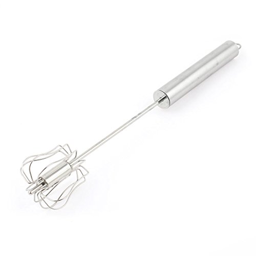 Home Semi-automatic Stainless Steel Rotary Egg Beater Whisk 15-inch Home Semi-automatic Stainless Steel Rotary Egg Beater Whisk 15-inch