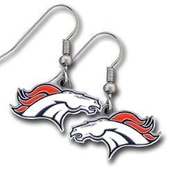 Denver Broncos Dangling Earrings - NFL Football Fan Shop Sports Team Merchandise