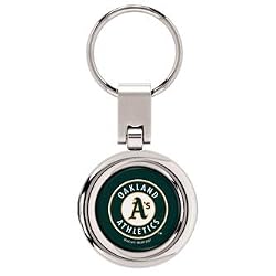 Oakland Athletics Domed Metal Keychain