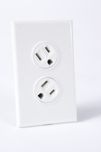 Tools: Rotating Duplex Outlet, White