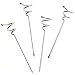 Amco Stainless-Steel Cocktail Picks, Set of 4