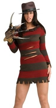 Sexy Halloween Costume Womens Freddy Krueger 