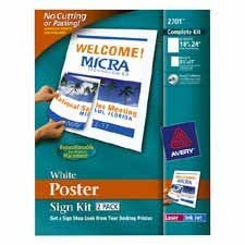 Click here to buy Avery Poster Sign Kit Yellow 18 X 24 4 Signs Per Package by Avery.