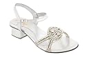 Unze Evening Sandals - Cs9576-Silver-11.0
