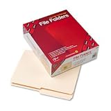 Smead 10326 - Folders, 1/2 Cut Assorted, Reinforced Top Tab, Letter, Manila, 100/Box-SMD10326