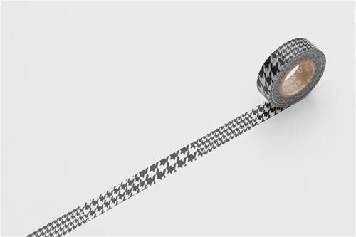 Imagen 3 de Cinta adhesiva Washi, diseño de pata de gallo, de mt