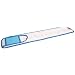Rubbermaid Commercial Q425 Hygen Microfiber Damp Mop with Scrubber, 26.8" Length x 5.7" Width x 0.5" Height, Blue