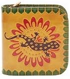 Hand Painted Leather Gecko Photo Album/Storage