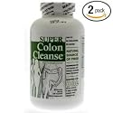 Health Plus Super Colon Cleanse, Capsules with Herbs and Acidops, 60 Count (Pack of 2)