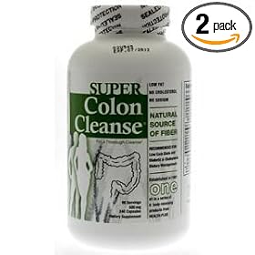 Health Plus Super Colon Cleanse, Capsules with Herbs and Acidops, 60 Count (Pack of 2)