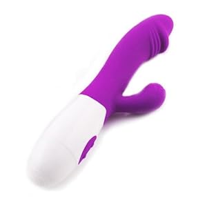 Eforstore New Top Sex Vibration Massager G-Spot Stimulating Vibrating Stimulators Waterproof Silicone Vibrator for Women Lover Couples (Purple)