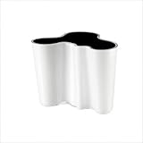 IMAGE OF iittala Aalto 6.25 Tall Glass Duo Vase, Black and White