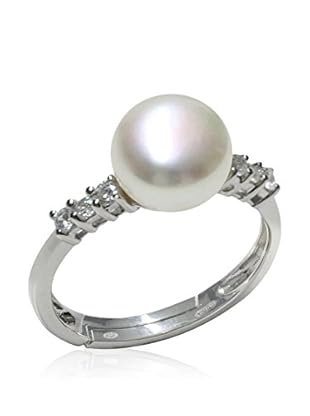 MAYUMI Anillo Classic (plata de ley 925 milésimas / Blanco)