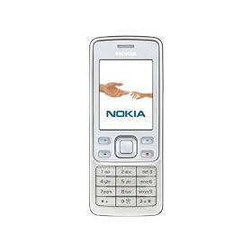 Nokia 6300 White Mobile Phone on Orange PAYG
