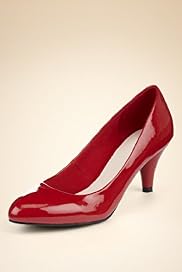 Wide Fit Pointed Toe Stiletto Mid Heel Court Shoes