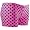 Gem Sports Sublimated Compression Volleyball Shorts Pink/Black Polka Dot