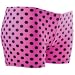 Gem Sports Sublimated Compression Shorts Pink/Black Polka Dot