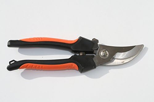 Florist's Precision Bypass Style Hand Pruner » Trimmer » Lightweight » Ergonomically Engineered » 8 Inch » Clean Crip Cuts » Ideal For: Rose Clipping, Snipping Flowers, Pruning Shrubs