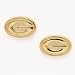 Green Bay Packers NFL Team Logo Gold Tone Post Earrings