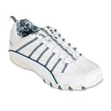 Mantaray- White and teal elasticated trainers- 7