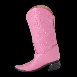 Christmas Ornament, Country Western, Pink Leather Cowboy Boot - You'll Be Rockin' Cool Kicks in No Time with These Nicely Detailed Boot Ornaments. Size: 3 1/2 In.