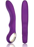 Sexy Slave USB Rechargeable 10 Function Silicone Waterproof G-Spot Vibrator - Powerful Vibration - Anna's Vibe - Discreet Shipping ,Purple