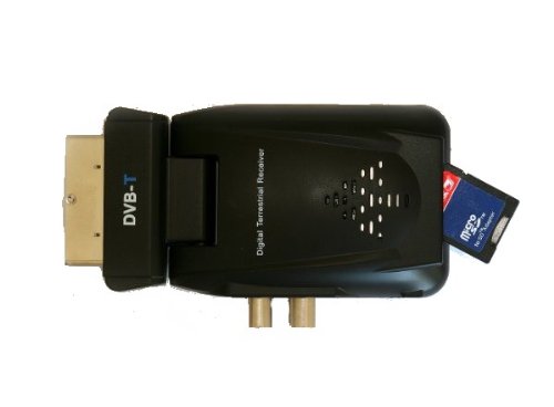 SCART FREEVIEW, DIGITAL TV RECEIVER RECORDER TUNER SET TOP BOX, USB MEMORY RECORDER, SD CARD READER, HINGED for LCD TVs