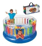 Intex Transparent Ring Bounce Jump-O-Lene Fun Pack - Packaged with 100 Balls & Patch Kit w/ Cement