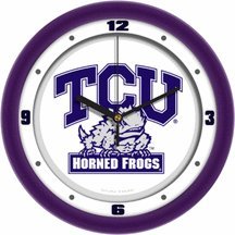 Texas Christian Horned Frogs TCU NCAA 12In Collegiate Wall Clock