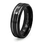 Black Titanium Ring (Sizes 7-13.5)
