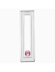 14K Yellow Gold Pink Sapphire Pendant -- LIFETIME WARRANTY