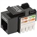Belkin R6D024-AB5E-25 25PK CAT5E BLACK KEYSTONE JACK 568A/568B