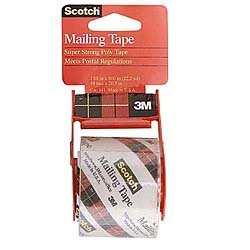 Scotch Packaging Tape In Dispenser, Non Sure Start, 1.88 x 800, Clear
